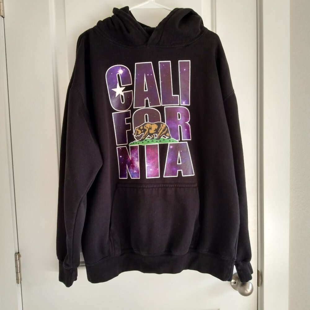 California Galaxy Hooded Sweatshirt Size XL